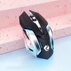 Image of Bluetooth Mouse Gaming Rechargeable 2.4G Wireless Ergonomic Mouse Computers LED Backlit
