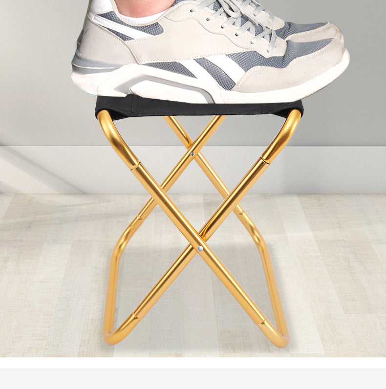 Outdoor Portable Folding Camping Chair Aluminum Foldable Fishing Chair Stool Seat