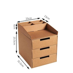 Paper Type File Box Desktop Storage Cabinet