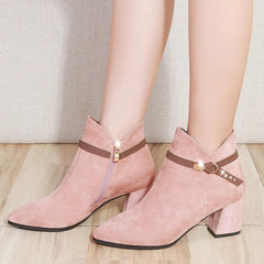 Womens Low Calf Pink Cowboy Boots