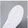 Image of Ladies White Platform Trainer Casual Shoes