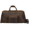 Image of 23'' Duffle Retro Thick Cowhide Leather Weekender Duffel Bag