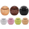 Image of 300 ml Essential Oil Aroma Diffuser With Dark and Light Wood Grain Light Wood Grain