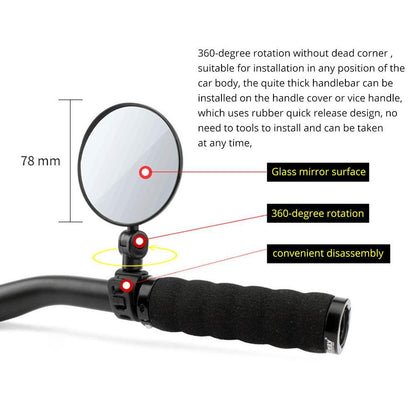 Bicycle Mirrors - Bicycle Rear View Mirror