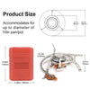 Image of Portable Outdoor Camping Stove Gas Propane For Picnic With Strong Fire Heater