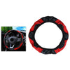 Image of Premium-Leather Steering Wheel Covers, Red