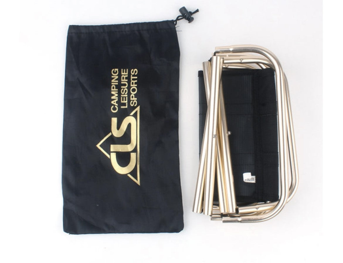 Outdoor Portable Folding Camping Chair Aluminum Foldable Fishing Chair Stool Seat