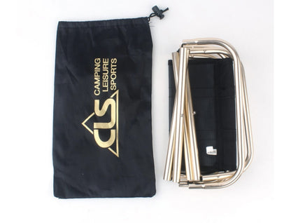 Outdoor Portable Folding Camping Chair Aluminum Foldable Fishing Chair Stool Seat