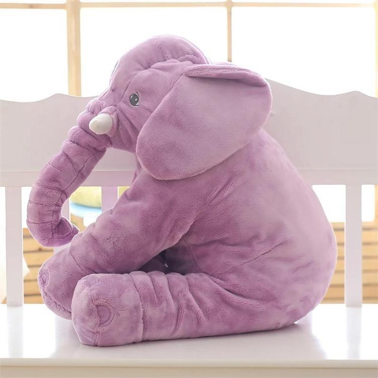 Baby Peek A Boo Elephant Flappy Plush Toy, Blue Gray