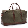 Image of Men's Duffle Bag Travel Waterproof Waxed Canvas