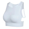 Image of Breathable Mesh Shockproof Padded High Neck Support Bra