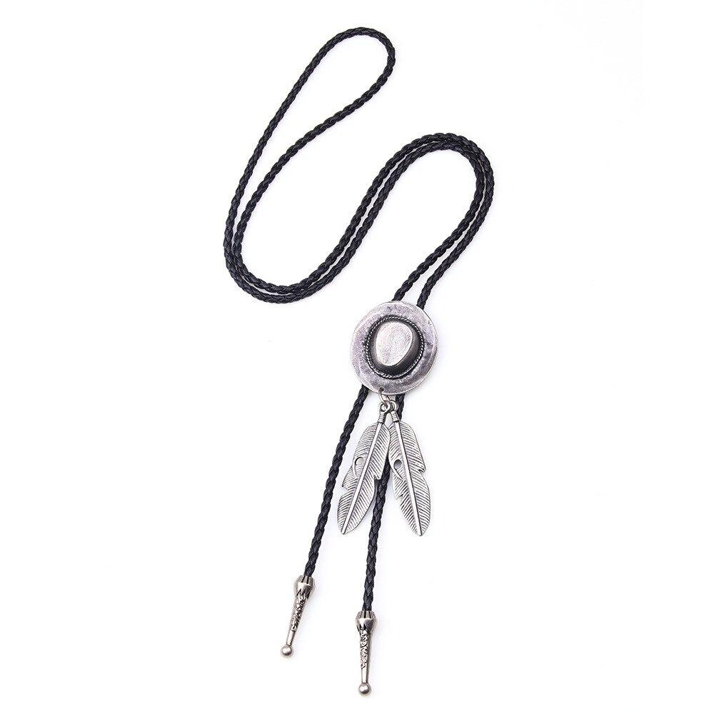 Vintage Leather Rope Cowboy Tie