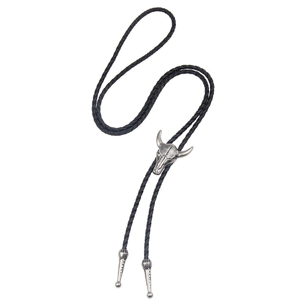 Vintage Leather Rope Cowboy Tie