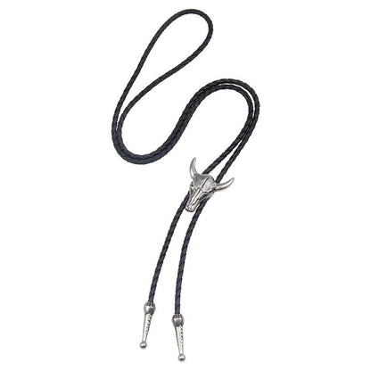 Vintage Leather Rope Cowboy Tie