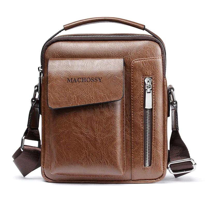 Men's Genuine Leather Sling Bag Over the Shoulder Bags