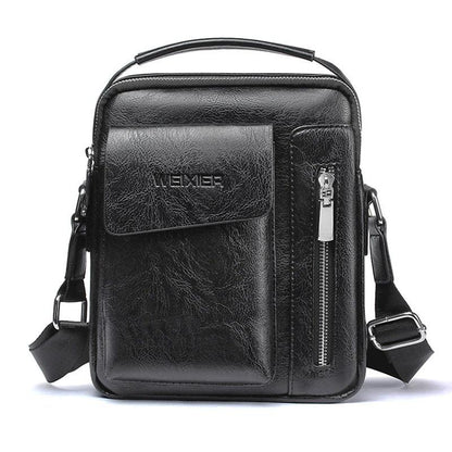 Casual Leather Men's Handbag Vintage Crossbody Bag