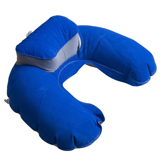 Foldable U-shaped Neck Cushion Support Inflatable Pillow