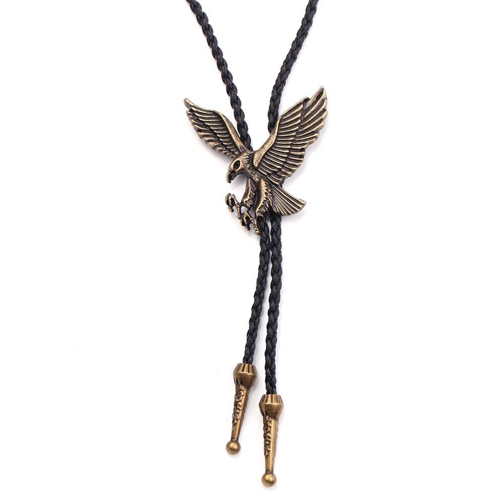 Vintage Leather Rope Cowboy Tie