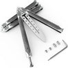 Image of Stainless Steel knife  Butterfly Training Knife butterfly knife gaming tool knife dull tool