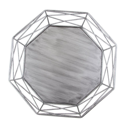 Geometric Wrought Iron Gold/Sliver Cake Stand for Wedding - Balma Home