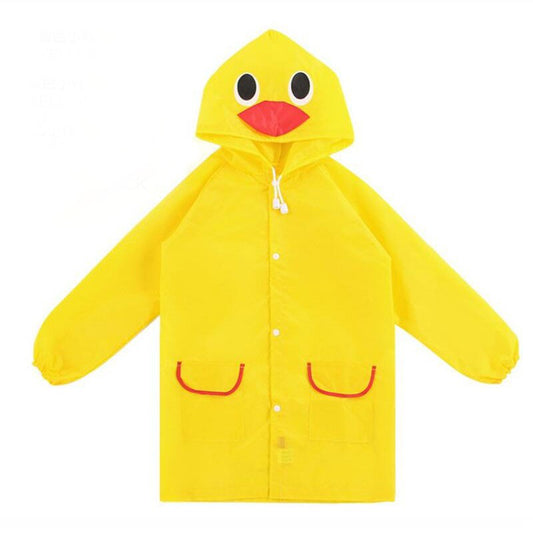 Cute Raincoat Kids Waterproof Jacket For Children 3-8 Years Sweet Baby Poncho