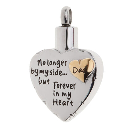No Longer by My Side Heart in Heart Necklace
