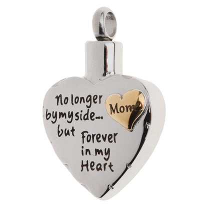 No Longer by My Side Heart in Heart Necklace