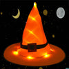 Image of Hanging Lighted Witches Hats 3 Pcs
