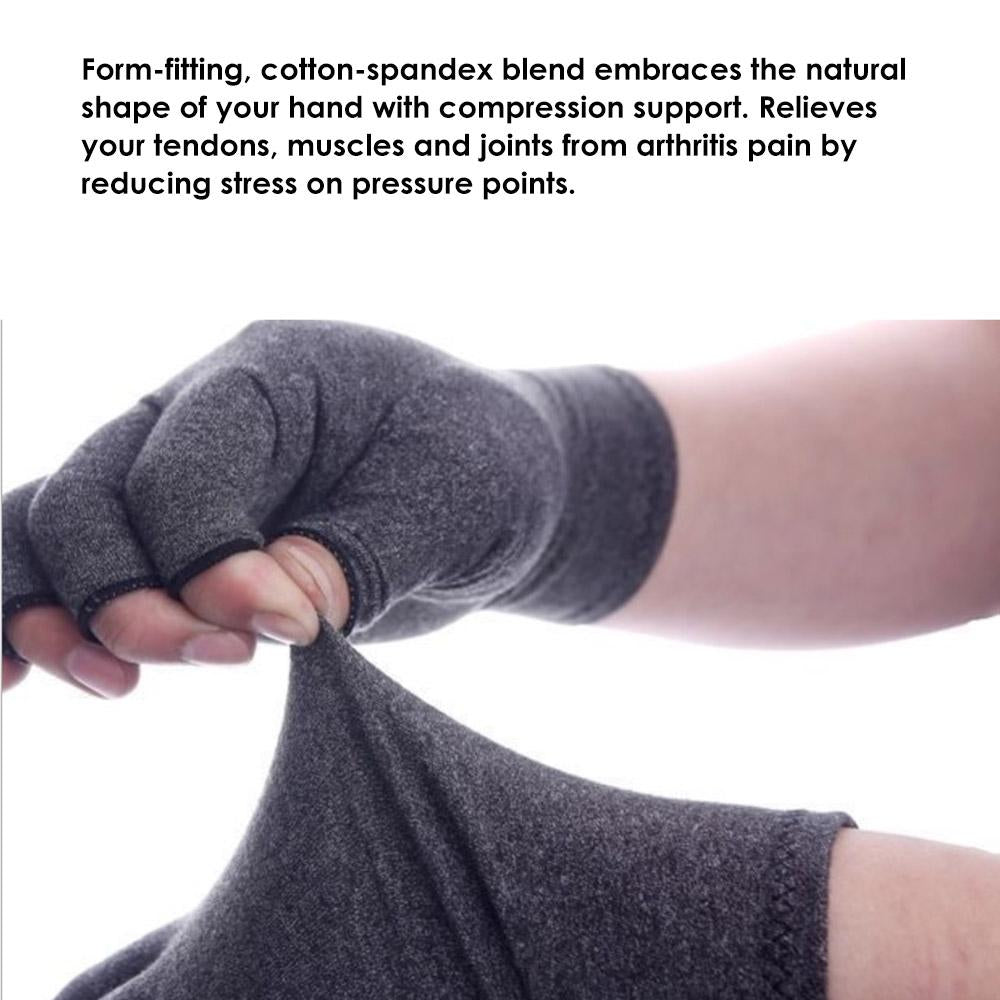 Arthritis Gloves - Fingerless Gloves for Arthritis