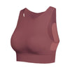 Image of Breathable Mesh Shockproof Padded High Neck Support Bra