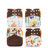 Image of 4 Pcs Fast Dry Reusable Napies Set
