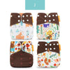 Image of 4 Pcs Fast Dry Reusable Napies Set