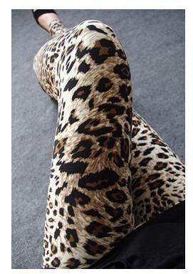 Fashion Slim High Waist Elastic Leopard Print Leggings
