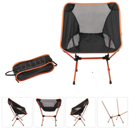 Ultralight Portable Backpacking Folding Chair For Camping Outdoor Resistant Chair