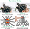 Image of USB Charging Electric Octopus Head Massager Electronic Scalp Massage Therapy at Home Stress Relief
