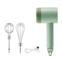 Wireless Mini Kitchen Hand Mixer 3 Speed Egg Beater Hand Mixers With Dough Hooks Automatic