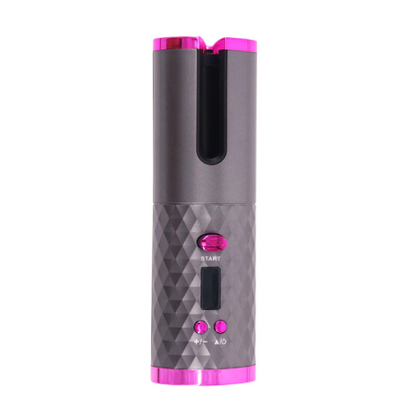 Rechargeable Automatic Hair Curler Portable LCD Display Ceramic Curlers For Long Hair Rotating