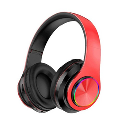 Gaming Headphones LED Light Bluetooth 5.0 With Microphone Foldable Wireless Gaming Headset PC