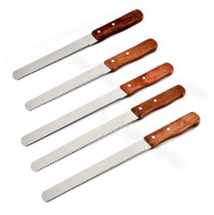 8/10/12 Inch Serrated Knife Stainless Steel Knife For Carving Wooden Handle Best Bread Knife