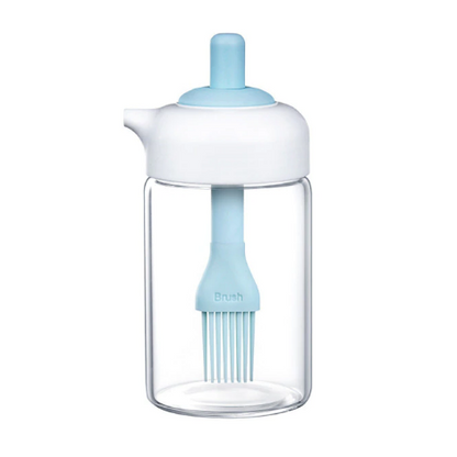Oil Dispenser Bottle Condiment Container BBQ Oil Dispenser Bottle With Brush For Kitchen