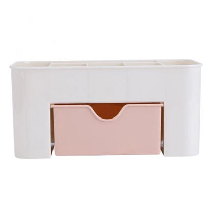 3 Color Make Up Organizer Box Plastic Drawers Jewelry Display Makeup Storage Desktop