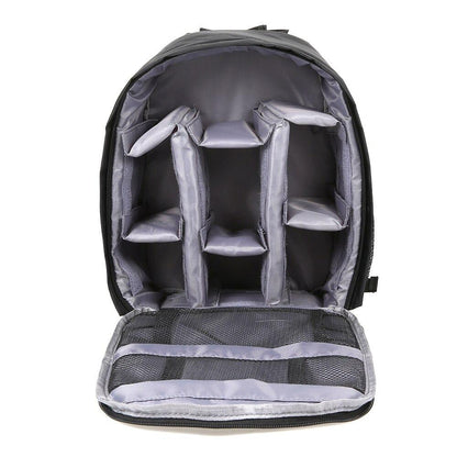 Waterproof Waxed Canvas Camera Backpack Fit 15.6 Inches Laptop