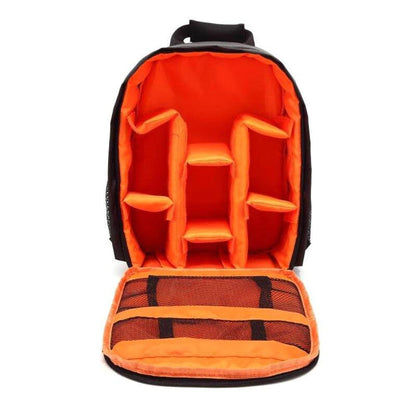 Waterproof Waxed Canvas Camera Backpack Fit 15.6 Inches Laptop