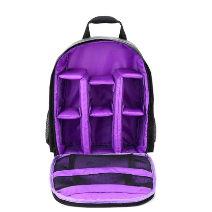 Waterproof Waxed Canvas Camera Backpack Fit 15.6 Inches Laptop