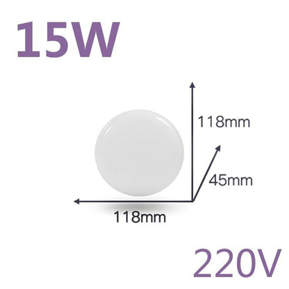 Dimmable Modern Minimalist LED Round Shaped Acrylic Flush Mount Ceiling Light