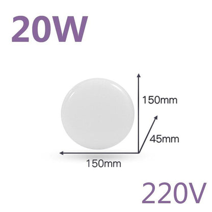 Dimmable Modern Minimalist LED Round Shaped Acrylic Flush Mount Ceiling Light