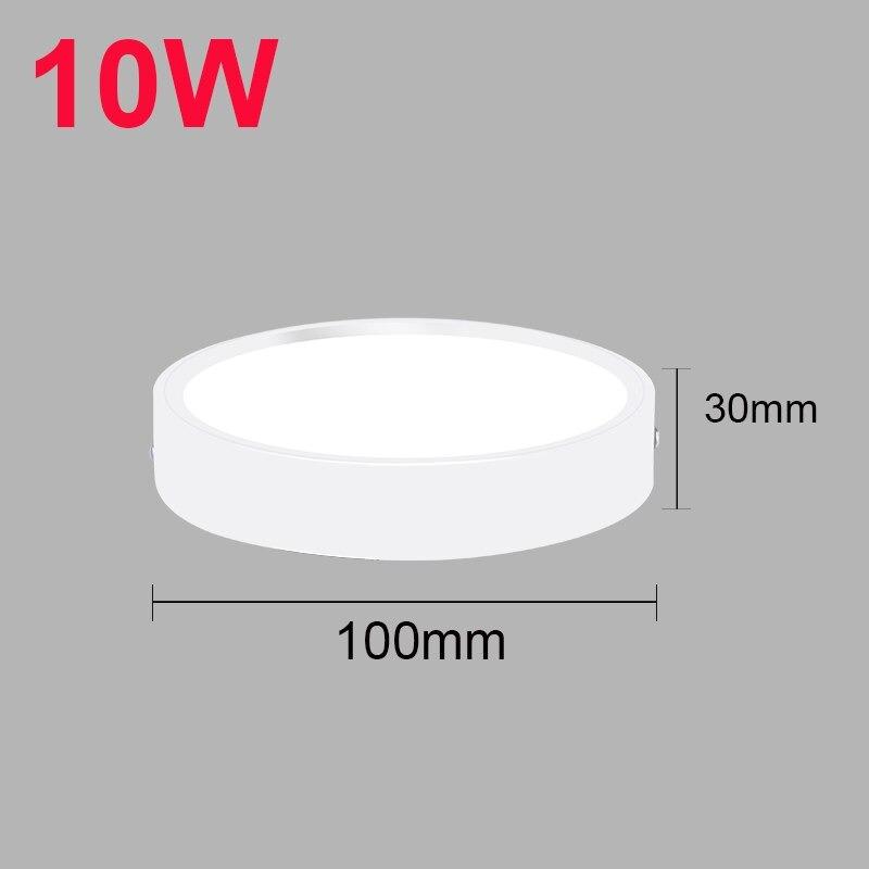 Dimmable Modern Minimalist LED Round Shaped Acrylic Flush Mount Ceiling Light