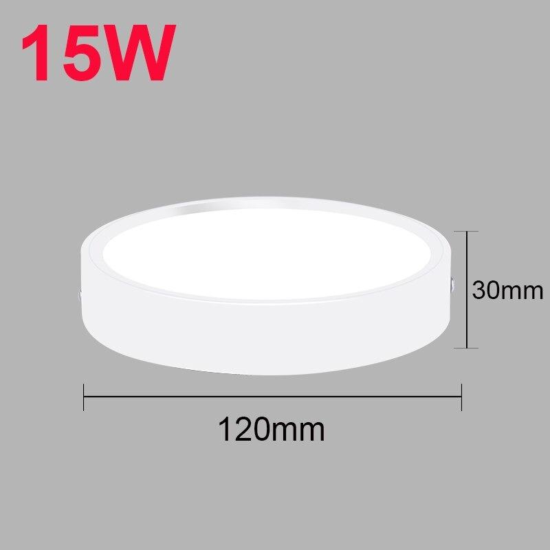 Dimmable Modern Minimalist LED Round Shaped Acrylic Flush Mount Ceiling Light