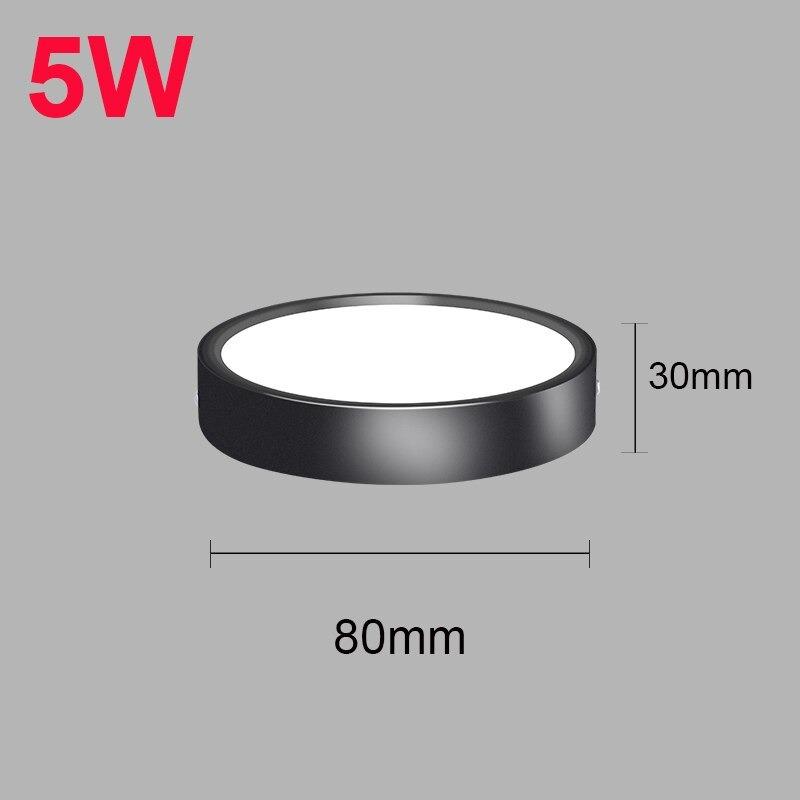 Dimmable Modern Minimalist LED Round Shaped Acrylic Flush Mount Ceiling Light