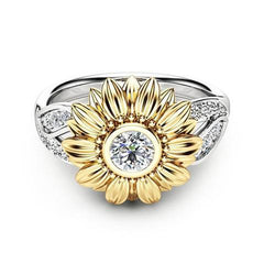 Sunshine Sunflower Ring